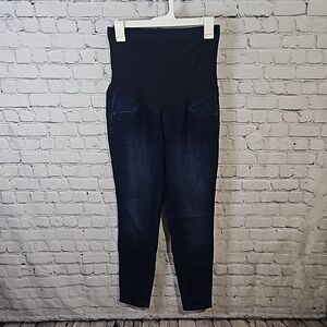 A glow over the belly maternity jeggings